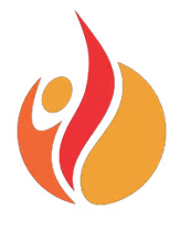 Icon of stylized fire, to represent spirit